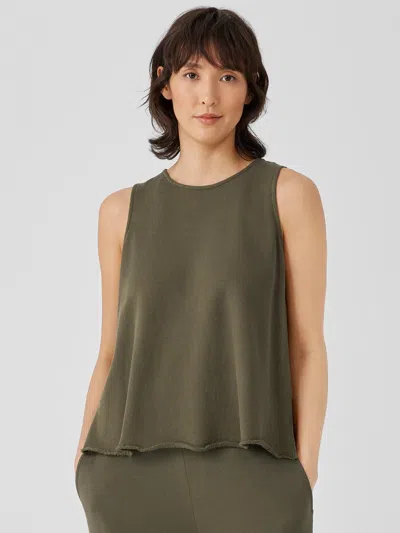 EILEEN FISHER LIGHTWEIGHT ORGANIC COTTON TERRY TANK