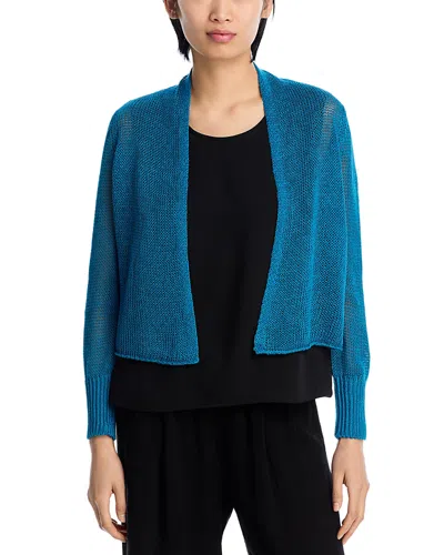 EILEEN FISHER LINEN COTTON CORD CARDIGAN