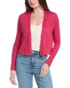 Eileen Fisher Linen-blend Cardigan In Pink