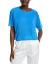 Eileen Fisher Linen-blend Crop T-shirt