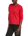 Eileen Fisher Linen-blend Sweater In Red