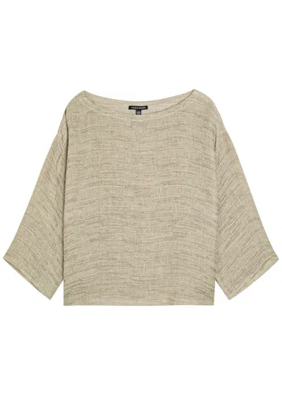 EILEEN FISHER EILEEN FISHER LINEN-BLEND TOP