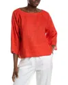 Eileen Fisher Linen Box Top