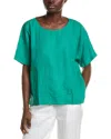 Eileen Fisher Linen Box Top