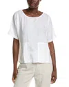 Eileen Fisher Linen Box Top