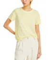 Eileen Fisher Linen Crewneck Tee In Citrus