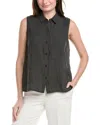 Eileen Fisher Linen Shirt In Black