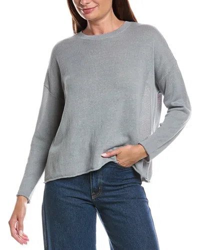 Eileen Fisher Linen-blend Sweater In Yellow