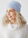 Eileen Fisher Lofty Recycled Cashmere Hat In Blue