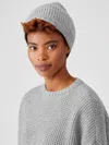 Eileen Fisher Lofty Recycled Cashmere Hat In Gray