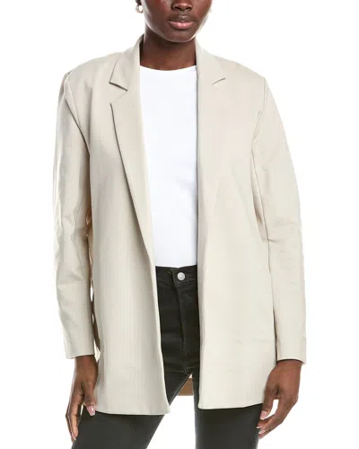 Eileen Fisher Long Blazer In White