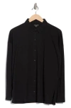 Eileen Fisher Long Boxy Organic Cotton Button-up Shirt
