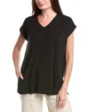 Eileen Fisher Petite Boxy Top In Black
