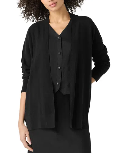 EILEEN FISHER LINEN COTTON LONG CARDIGAN