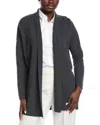 Eileen Fisher Long Cashmere Cardigan In Gray