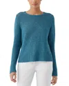 Eileen Fisher Long Sleeve Pullover Sweater In River