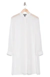 Eileen Fisher Long Sleeve Silk Shirt Dress
