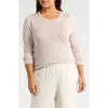 Eileen Fisher Bateau Neck Sweater In Dove