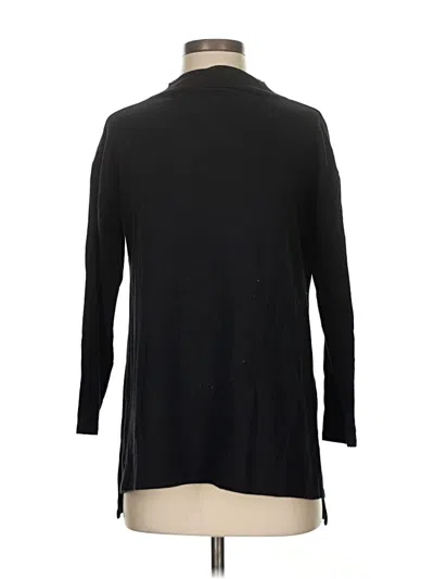 Pre-owned Eileen Fisher Long Sleeve Turtleneck In Black