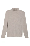 Eileen Fisher Long Sleeve Turtleneck Top In Gray