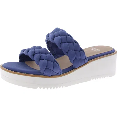 Eileen Fisher Loop Womens Braided Manmade Platform Sandals In Multi