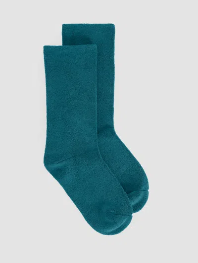Eileen Fisher Loopy Terry Cotton Crew Sock In Multi