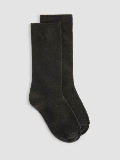 Eileen Fisher Loopy Terry Sock In Black