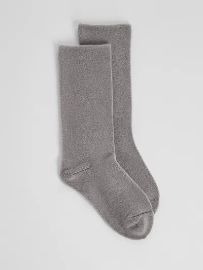 Eileen Fisher Loopy Terry Sock In Gray