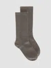 Eileen Fisher Loopy Terry Sock In Gray