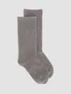Eileen Fisher Loopy Terry Sock In Gray