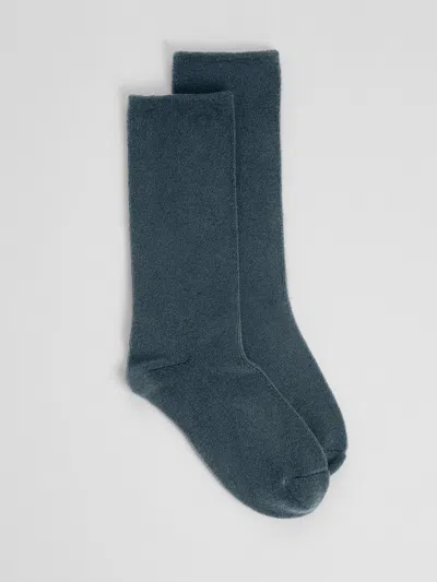 Eileen Fisher Loopy Terry Sock In Gray