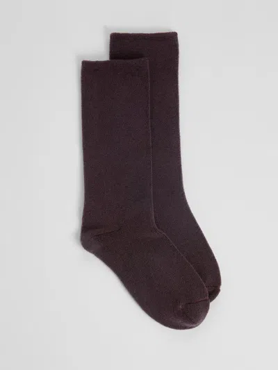 Eileen Fisher Loopy Terry Sock In Pink
