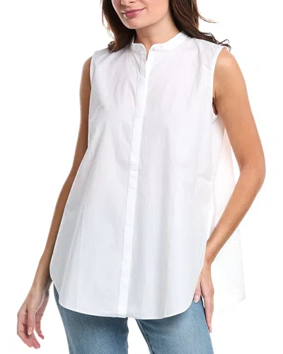 Eileen Fisher Mandarin Collar Shirt