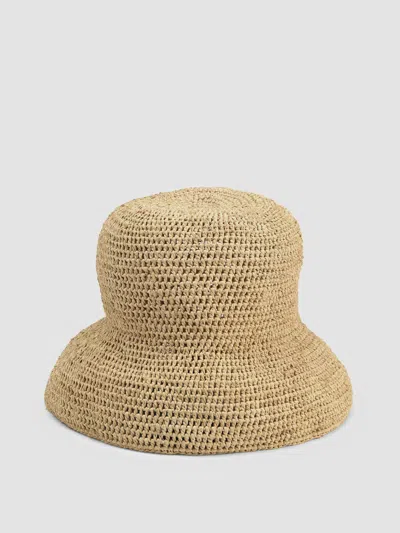 Eileen Fisher Mar Y Sol For  Bucket Hat In Natural