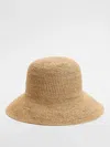 Eileen Fisher Mar Y Sol For  Raffia Bucket Hat In Brown