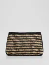 Eileen Fisher Mar Y Sol For  Raffia Clutch In Brown