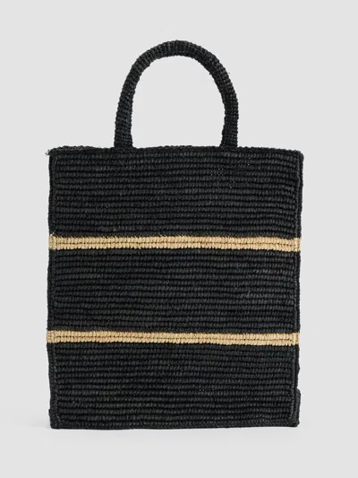Eileen Fisher Mar Y Sol For  Striped Market Tote In Multi