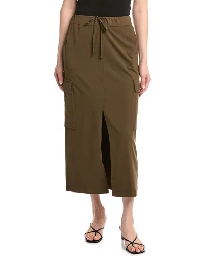 Eileen Fisher Maxi Cargo Skirt In Brown