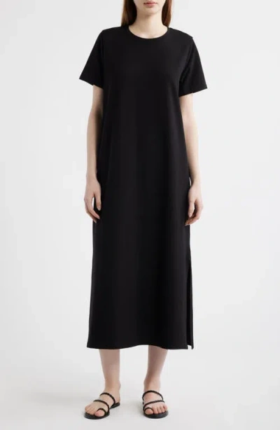 Eileen Fisher Maxi T-shirt Dress In Multi
