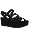 Eileen Fisher Mazy Slingback Platform Wedge Sandal In Black