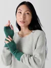 Eileen Fisher Merino Glovelettes In Regenerative Wool In Green
