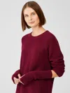 Eileen Fisher Merino Glovelettes In Responsible Wool In Red