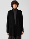Eileen Fisher Merino Long Cardigan In Responsible Wool In Black