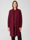 Eileen Fisher Merino Scarf In Responsible Wool In Burgundy