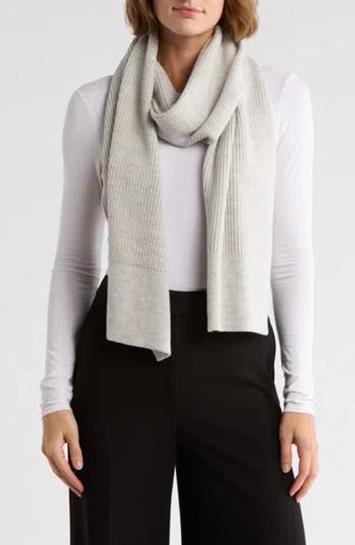Eileen Fisher Merino Wool Scarf In White