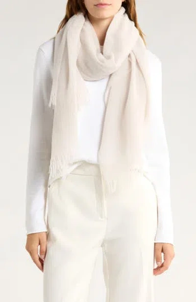 Eileen Fisher Metallic Wool Blend Scarf In Neutral