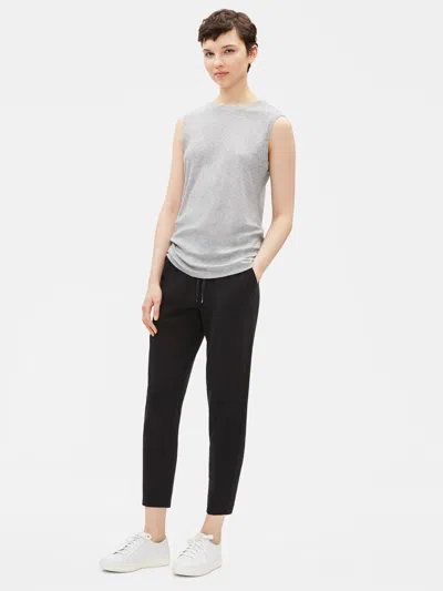 Eileen Fisher Micro Tencel Rib Slim Tank In Gray