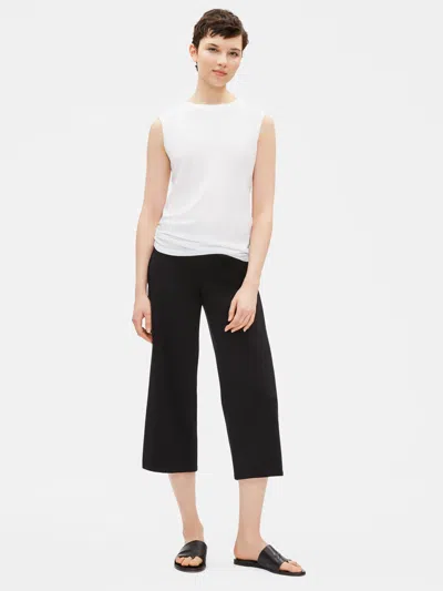 Eileen Fisher Micro Tencel Rib Slim Tank In White