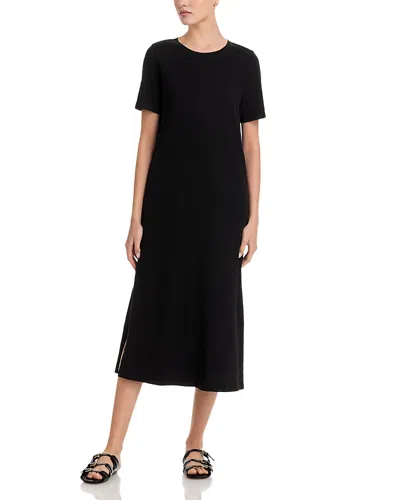 Eileen Fisher Midi Dress In Black