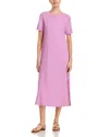 Eileen Fisher Midi Dress In Pink